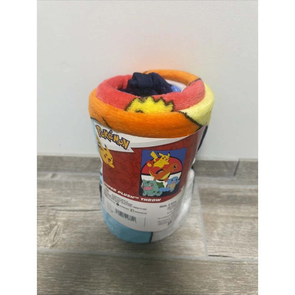 NEW Pokémon Kid's‎ Super Plush Throw 46x60 in.